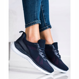 Bona Světle tmavě modré tenisky námořnická modř modrý 1