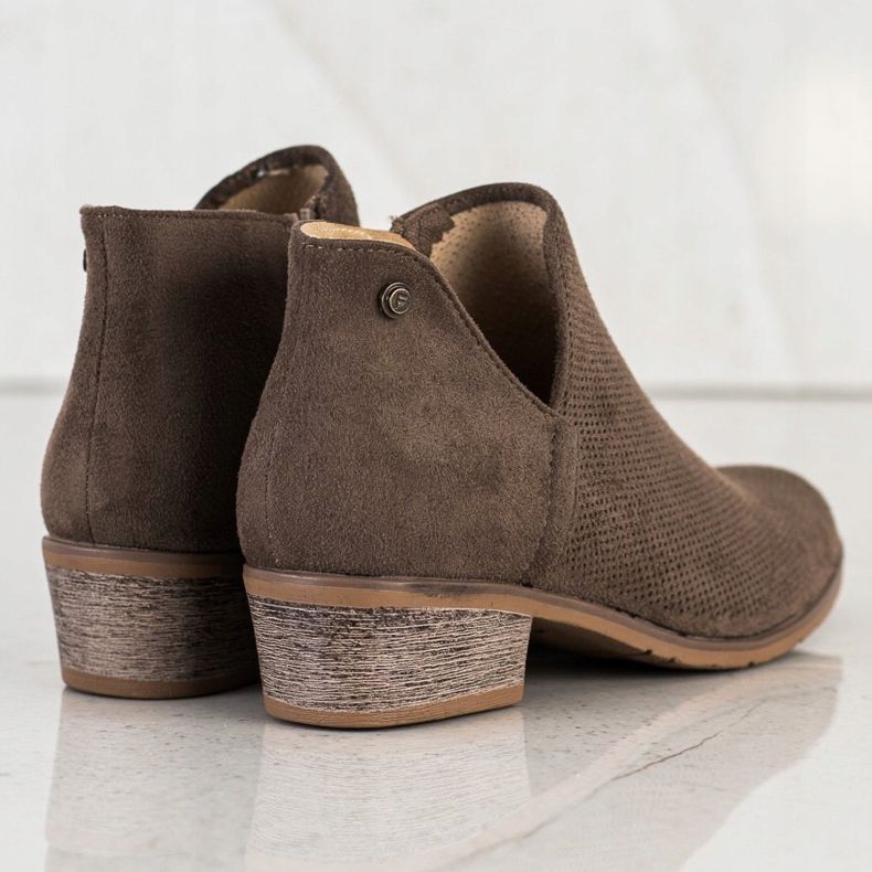 Filippo Prolamované boty na jaře hnědý 1