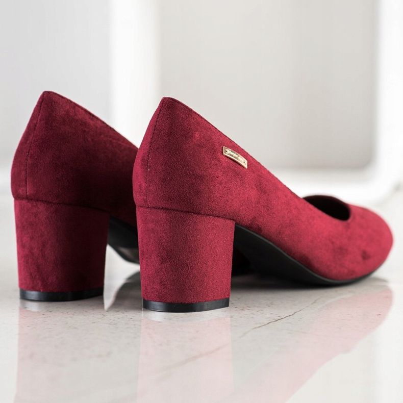 Klasické lodičky Sergio Leone červené 1