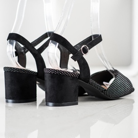 Černé Sandály Na Tyči Sergio Leone černá 1