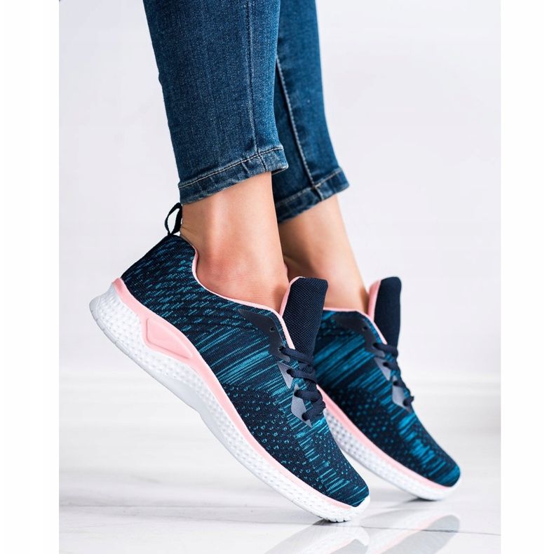 Bona Světle tmavě modré tenisky modrý 1