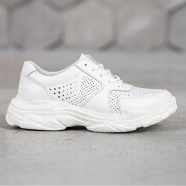 Filippo Klasické kožené tenisky bílý 2