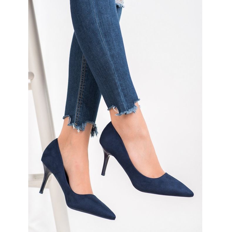 Small Swan Neformální vysoké podpatky modrý 1