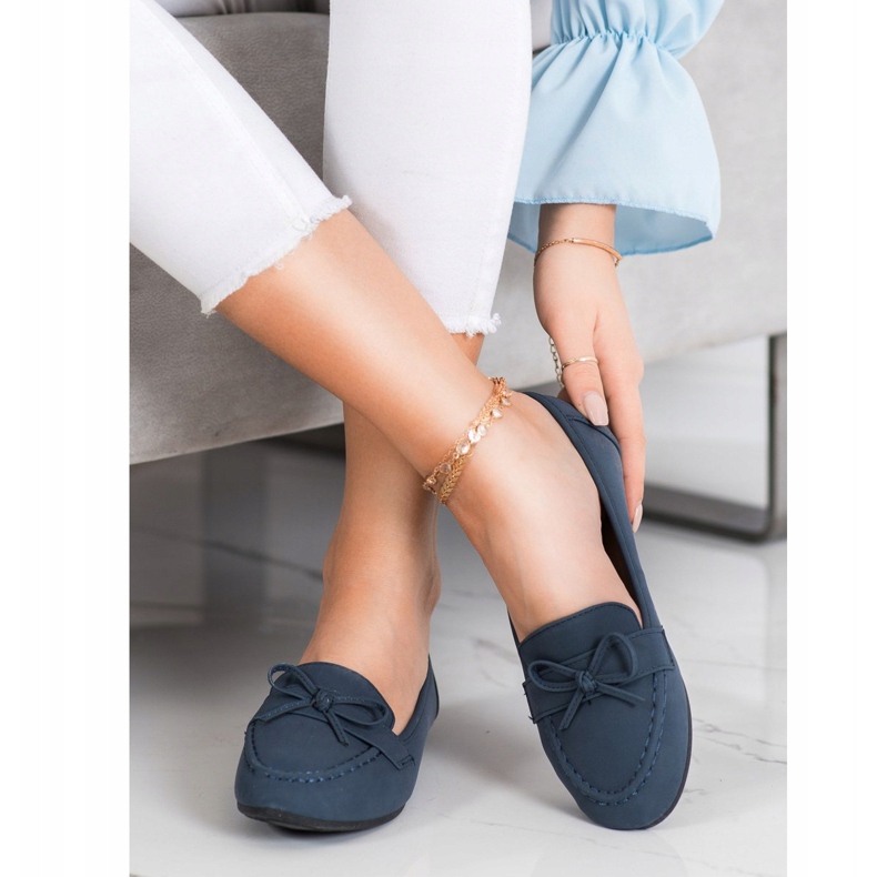 Diamantique Mokré mokasíny modrý 2