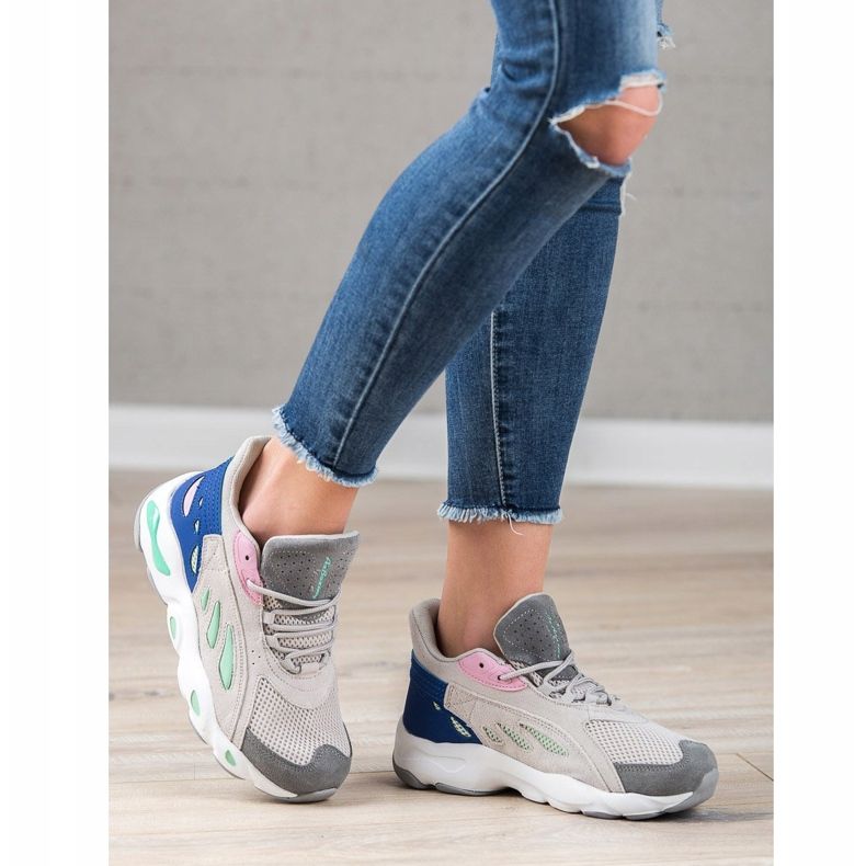 Ax Boxing Pohodlná sportovní obuv šedá vícebarevný 1