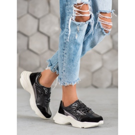 Vinceza Šněrovací sportovní obuv černá 1
