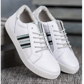 Filippo Kožené Boty Na Platformě bílý 2