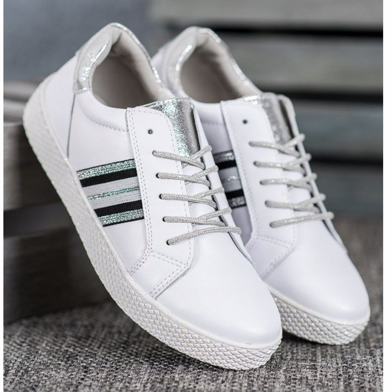 Filippo Kožené Boty Na Platformě bílý 2