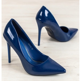 Small Swan Lakované kolíky modrý 1