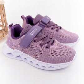 Dětské sportovní boty Tenisky Big Star HH374183 Violet fialová 1