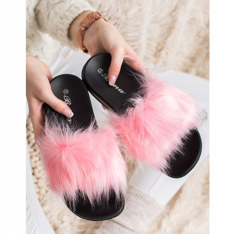 SHELOVET Stylové pantofle růžový 2