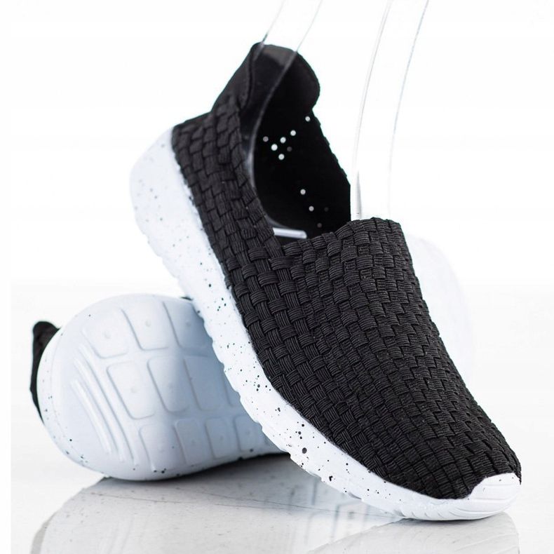 Sabatina Černé pletené slipy černá 1