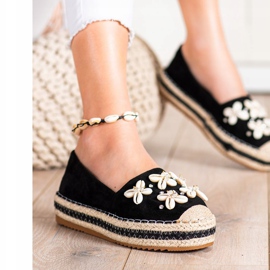 Seastar Espadrilky se skořápkami černý 1