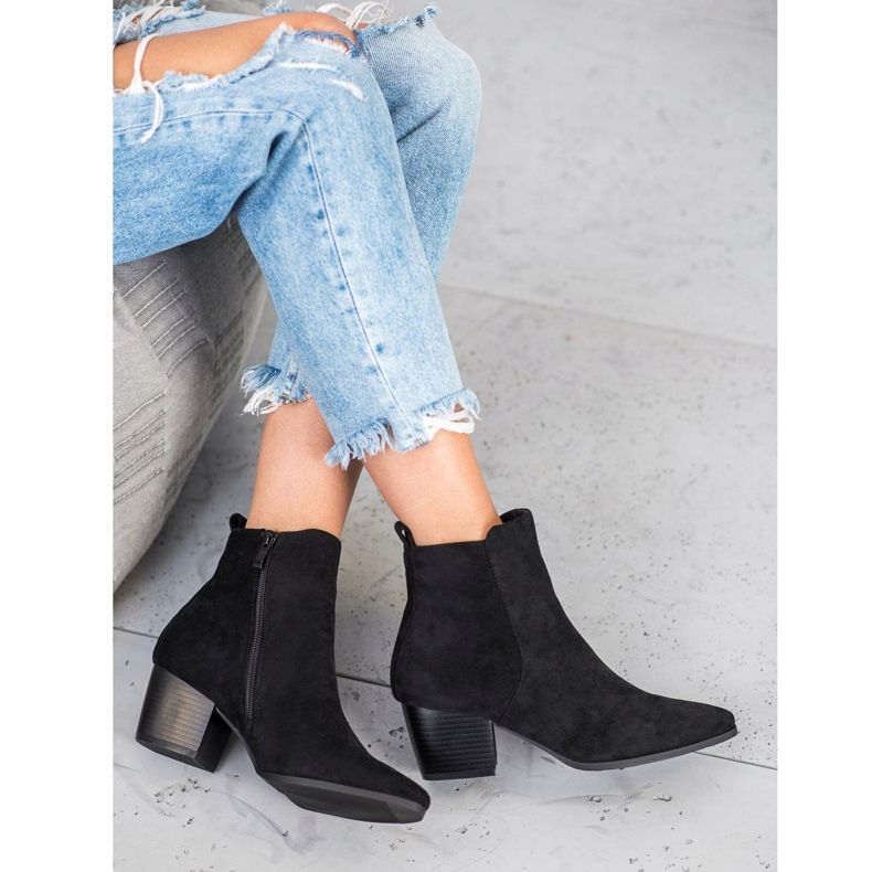 Filippo Stylové boty ve Spitzu černý 2