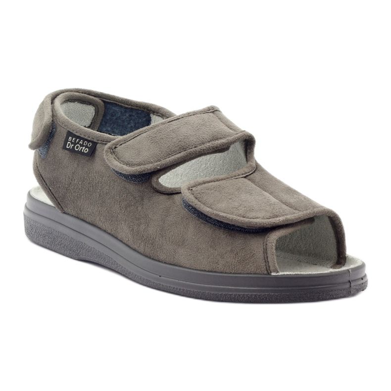 Sandály Befado 733M pro diabetiky šedá 1