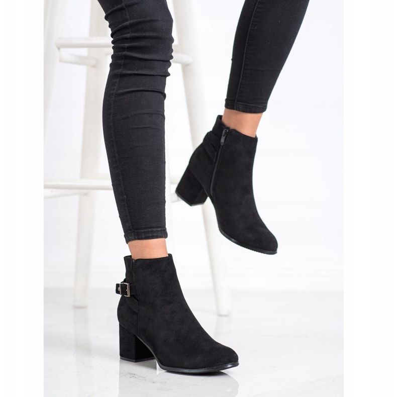 J. Star Černé boty na vysokých podpatcích černá 2