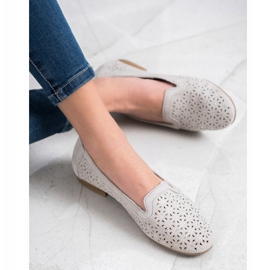 Filippo Kožení páni s kubickými zirkony šedá 1