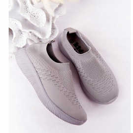 EVE Dětské sportovní boty Nazouvací šedý školní výlet šedá 1