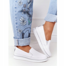 Dámské tenisky Slip-On S.Barski White bílý 2