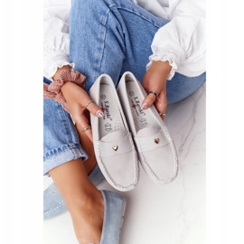 S.Barski Dámské semišové mokasíny S. Barski Grey šedá 2