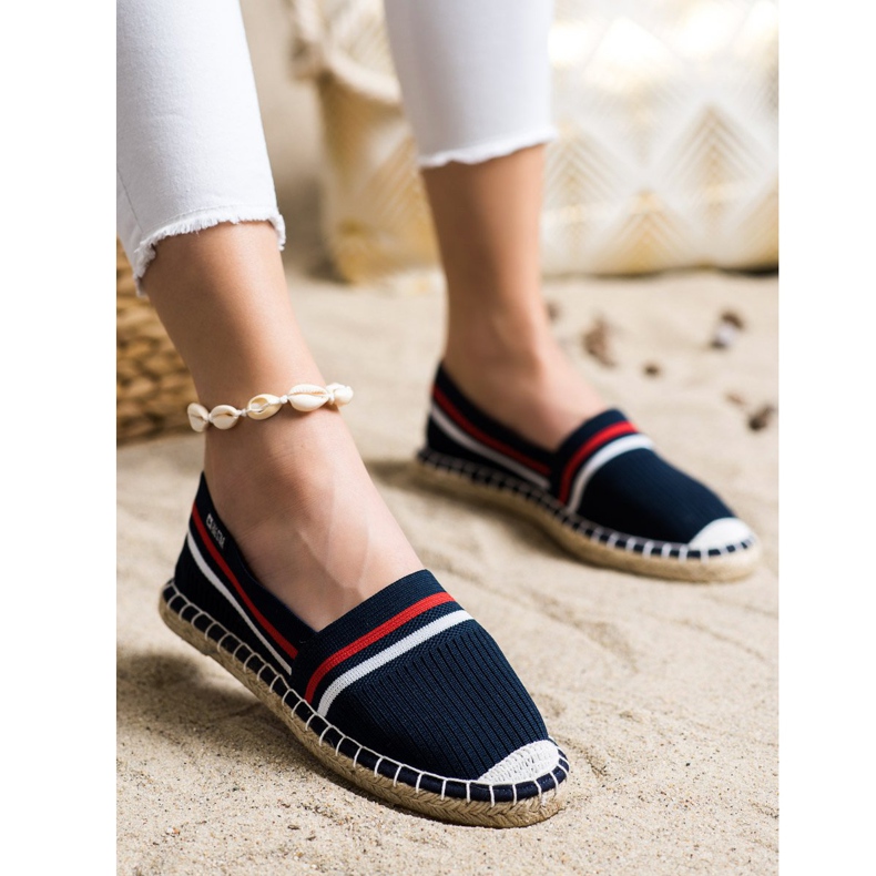 Big Star Dámská espadrilles velká hvězda HH274483 Navy Blue modrý 5