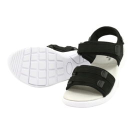American Club Dámské sandály Sports Leather Insert RL45/21 Black černý 2