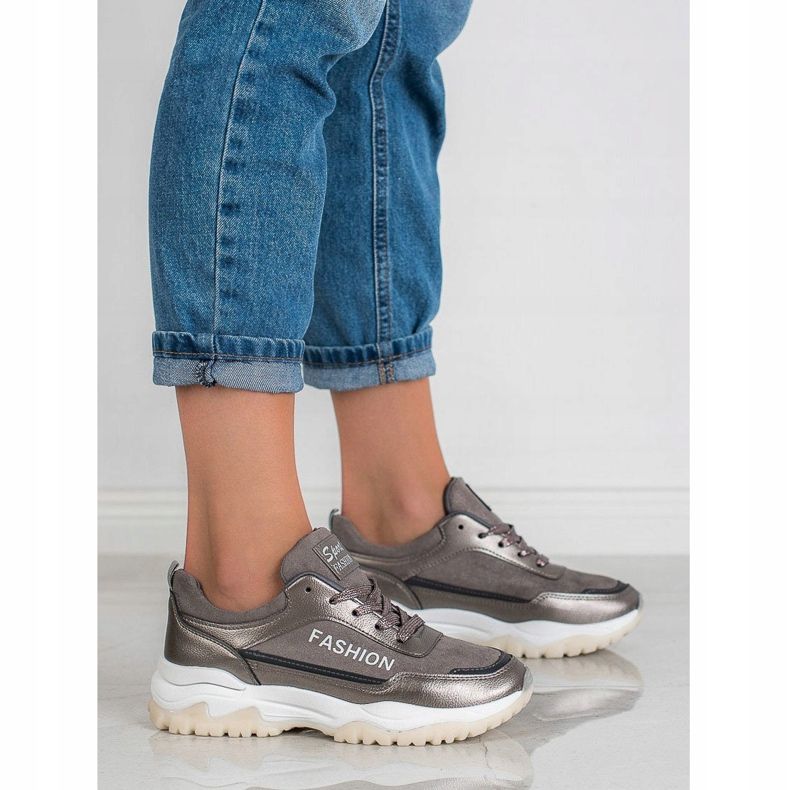 Ax Boxing Módní sportovní obuv šedá 1