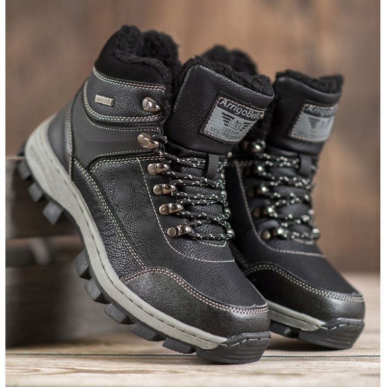 Arrigo Bello Šněrovací zimní boty černá 1 Arrigo Bello Šněrovací zimní boty černá 1