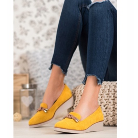 Yellow Lords On The VINCEZA Wedge žluť 1