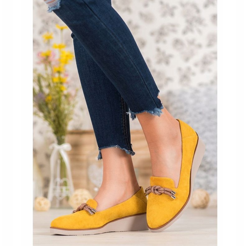 Yellow Lords On The VINCEZA Wedge žluť 2