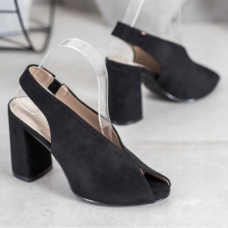 Filippo Nazouvací sandály na baru černá 1 Filippo Nazouvací sandály na baru černá 1