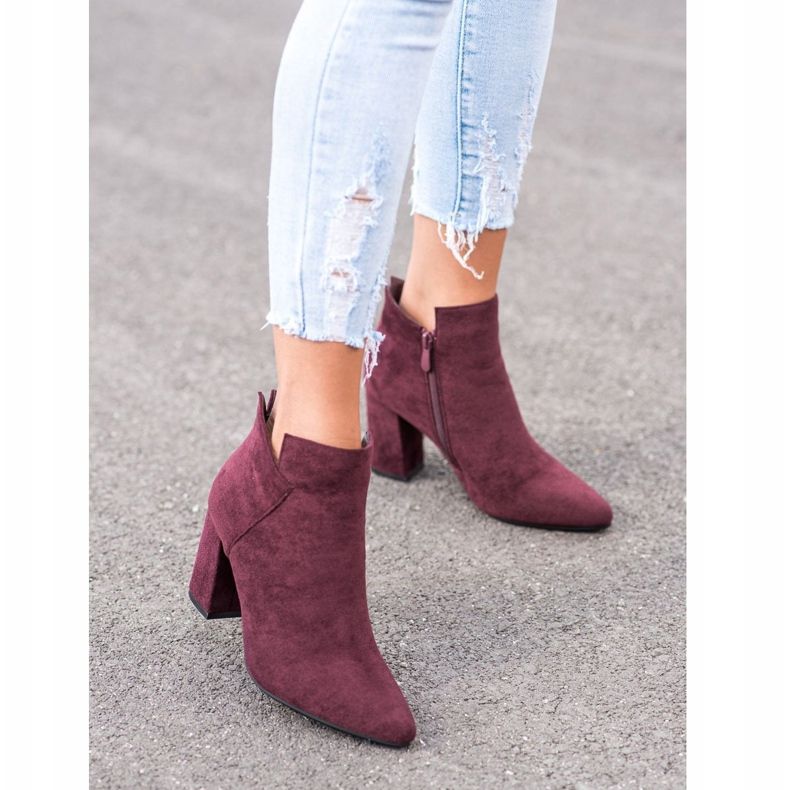 Vysoké boty VINCEZA červený 2