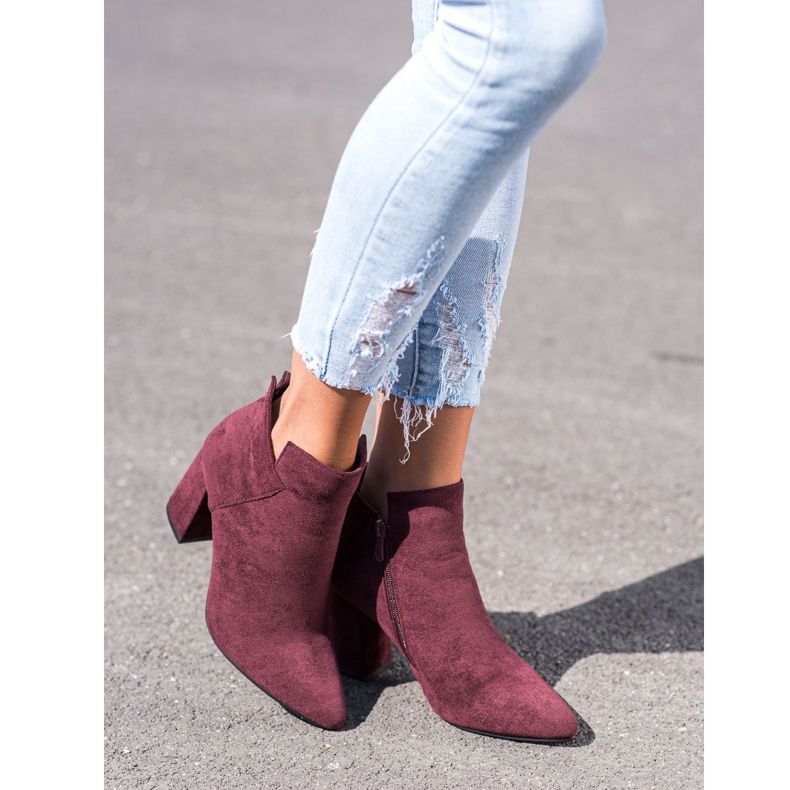 Vysoké boty VINCEZA červené 1