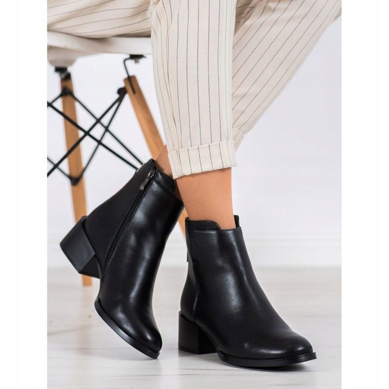 Filippo Pohodlné černé boty černý 2