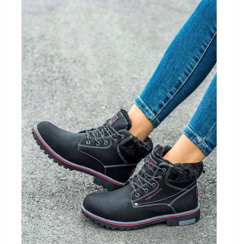 Arrigo Bello Teplé trekové boty černý 2