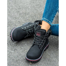 Arrigo Bello Teplé trekové boty černý 1