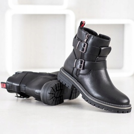 J. Star Pracovníci se sponami černá 2