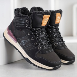 Arrigo Bello Černé trekové boty černý 1