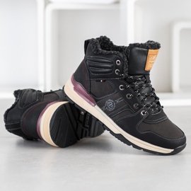 Arrigo Bello Černé trekové boty černá 2