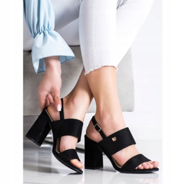 Goodin Sandály Na Širokém Baru černý 2