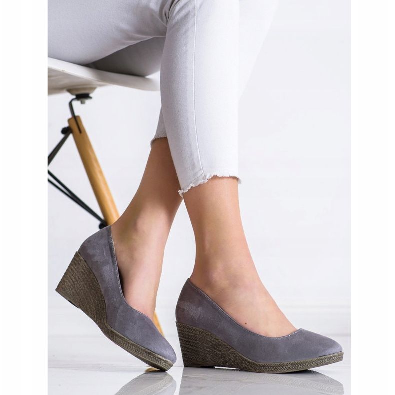 Goodin Lehká klínová čerpadla šedá 2