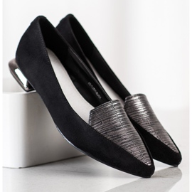 Goodin Módní čerpadla ve špici černý 2