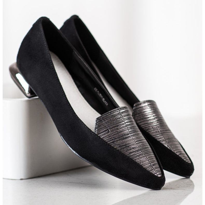 Goodin Módní čerpadla ve špici černá 2