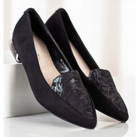 Goodin Módní čerpadla ve špici černá 2 Goodin Módní čerpadla ve špici černá 2