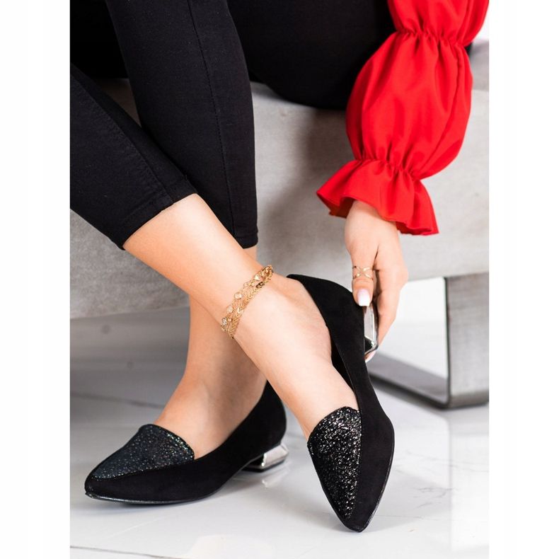 Goodin Módní špičaté lodičky černý 2