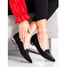 Goodin Módní čerpadla ve špici černý 1