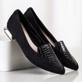 Goodin Módní čerpadla ve špici černý 2