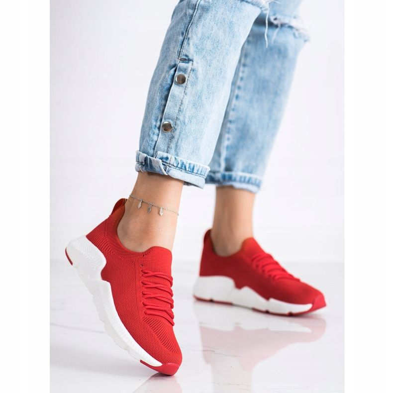 Dámské tenisky Big Star DD274580 červené 2