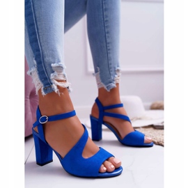 Sandály na baru Sergio Leone SK868 Blue modrý 1