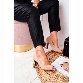 Dámské lodičky Sergio Leone semišové béžové PB135 Be Mine! béžový 1